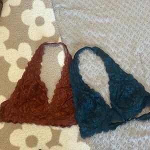 2 Lg. free people Bralettes